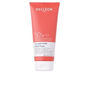 GEL-CREME SOLAIRE aloe vera SPF50+ 200ml