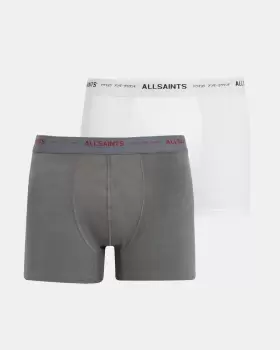 AllSaints Underground Logo Boxers 2 Pack