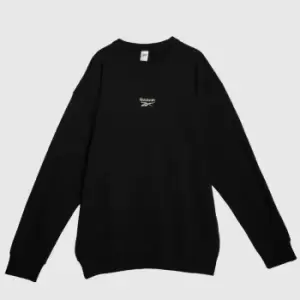 Reebok Crew Sweatshirt In Black