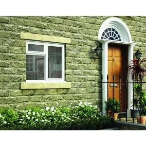 Wickes White Timber Casement Window - RH Side Hung and Top Hung 1045 x 1195mm