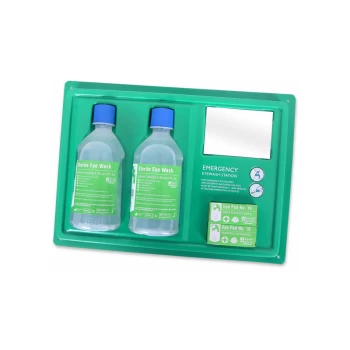 MEDICAL EYEWASH STATION C/W 2x500ml - Click