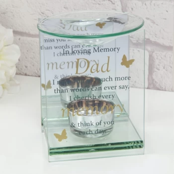 Thoughts of You Butterfly Oil Burner - Dad