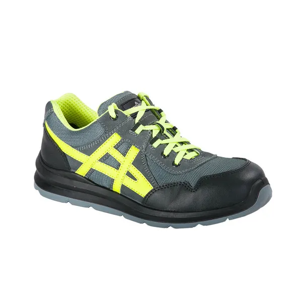 Portwest Steelite Mersey Safety Trainers FT50GRR37 Colour: Grey / Yellow