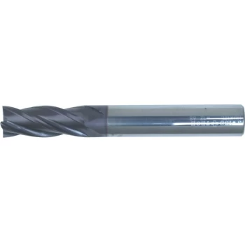 3.0MM St/Sh Long 4FL End Mill Q-Coat - Swisstech