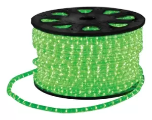 LED Rope Light with Wiring Accessories 45m Green