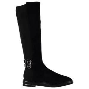 DKNY Lena Knee High Boots - BLK GLD BGD