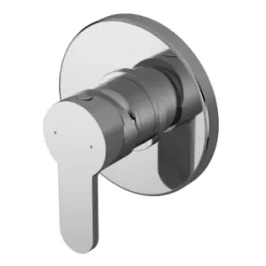 Nuie Round Manual Shower Valve - Chrome