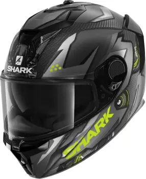 Shark Spartan GT Carbon Urikan Mat Helmet, carbon-yellow, Size XL, carbon-yellow, Size XL