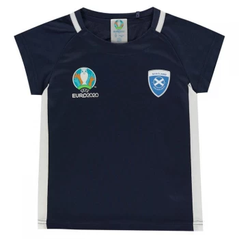 UEFA Euro 2020 Scotland Poly Tee Infant Boys - Navy