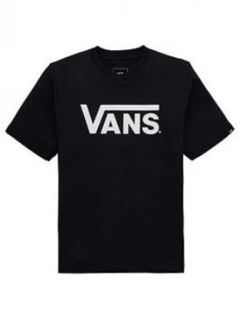 Vans Boys Classic Tee - Black/White, Size XL, 15-16 Years