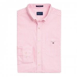 Gant Long Sleeve Gingham Shirt - Pink 629