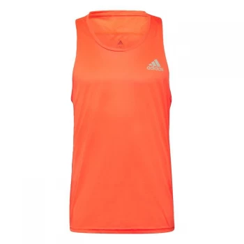 adidas Own the Run Singlet Mens - App Solar Red