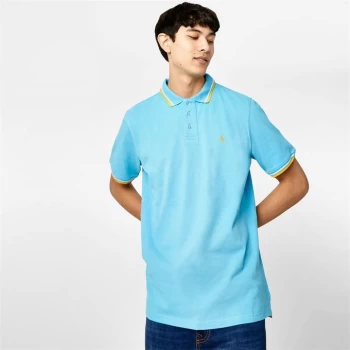 Jack Wills Tipped Polo - Blue