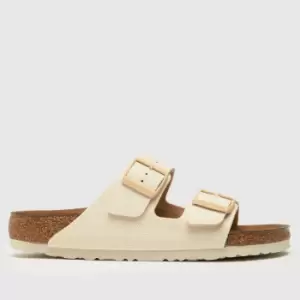 BIRKENSTOCK Arizona Vegan Rivet Logo Sandals In Natural