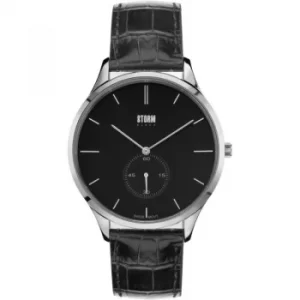 Mens Storm Black Trigma Watch