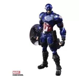 Marvel Universe Bring Arts Action Figure Captain America by Tetsuya Nomura 16 cm