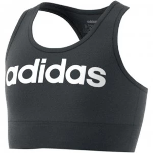 adidas Girls Xperior Sports Bra Light Support - Dark Grey