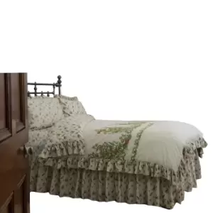 Belledorm Bella Mae Fitted Valance (Single) (Ivory)