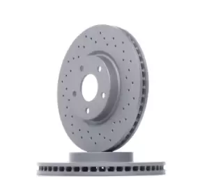 ZIMMERMANN Brake disc FORD 250.1375.52 2017128,2037502,5202199 Brake rotor,Brake discs,Brake rotors 5322975,DG9C1125A4B,DG9C1125AC,DG9C1125AD