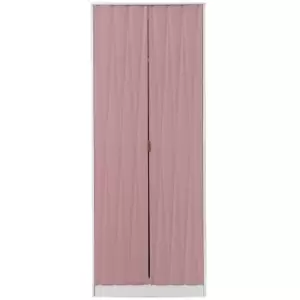 Ice 2 Door Wardrobe - Pink