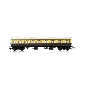 Hornby GWR Collett 57' Bow Ended E131 Nine Compartment Composite (Right Hand) 6362 Era 3 Model Train