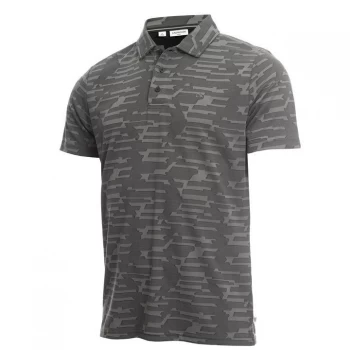 Calvin Klein Golf Golf Aztec Polo Shirt Mens - Charcoal