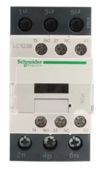 Schneider Electric TeSys D LC1D 3 Pole Contactor - 38 A, 230 V ac Coil, 3NO