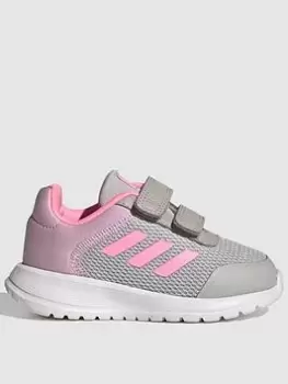 adidas Infant Tensaur Run 2.0, Grey/Purple, Size 7