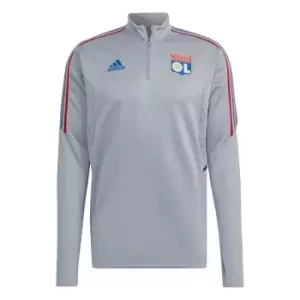 adidas Olympique Lyonnais Tiro 21 Training Top Mens - Grey