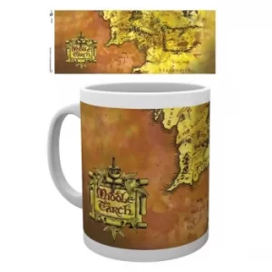 Lord Of The Rings Map Mug