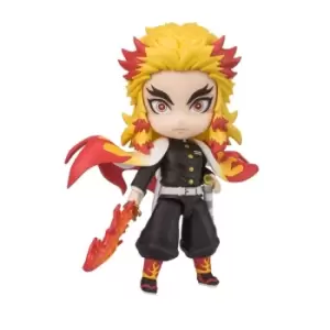 Demon Slayer: Kimetsu no Yaiba Figuarts mini Action Figure Kyojuro Rengoku (Flame Breathing) 9 cm