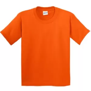 Gildan Childrens Unisex Soft Style T-Shirt (XS) (Orange)