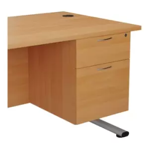 TC Group Fixed Pedestal 2 Drawers Beech 2