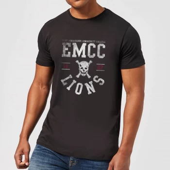 East Mississippi Community College Lions Mens T-Shirt - Black - 5XL