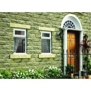 Wickes White Timber Casement Window - Top Hung 625 x 1045mm