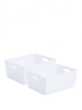 Studio Storage Baskets (Set Of 2) - White