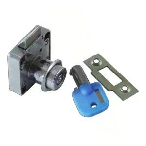 Spring-Bolt Till Security Lock with Metal Strike / Keep Plate