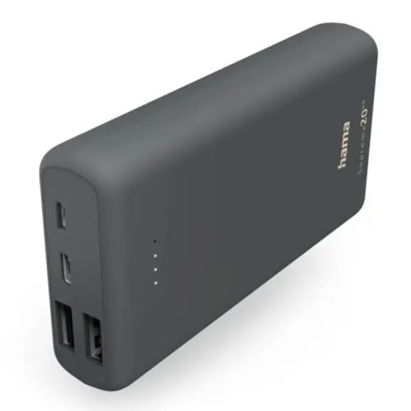 Hama Hama Supreme 20HD 20000mAh Powerbank, 2x USB-A & 1x USB-C Outputs PB-20000SUPREME5HDHAV2