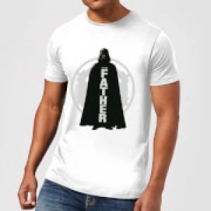 Star Wars Darth Vader Father Imperial Mens T-Shirt - White - S