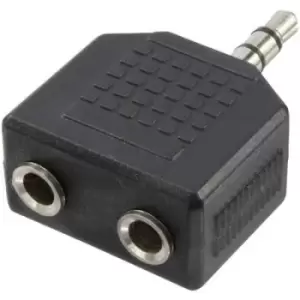 LogiLink CA1002 LogiLink Jack Audio/phono Adapter Black