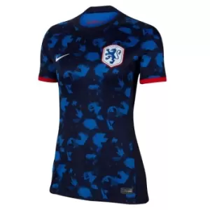 Nike Netherlands Away Shirt 2023 Womens - Blue