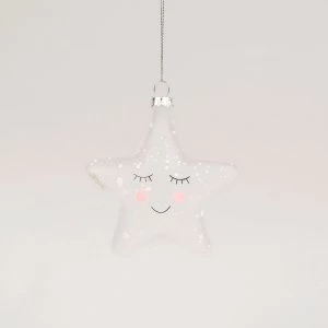 Sass & Belle Sweet Dreams Speckled Star Shaped Bauble