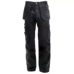 DEWALT Mens Pro Tradesman Work Trousers (36L) (Black) - Black