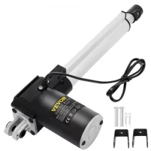 6" Stroke Linear Actuator DC 12V Electric Motor 6000N Durable Water-proof Car