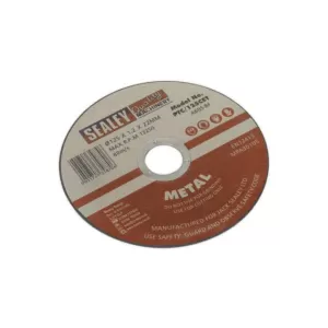 Genuine SEALEY PTC/125CET Cutting Disc &#216;125 x 1.2mm 22mm Bore