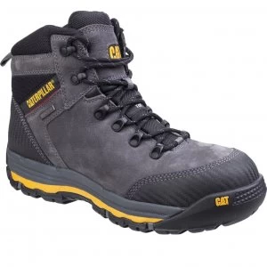 Caterpillar Mens Munising Waterproof Safety Boots Dark Shadow Size 10