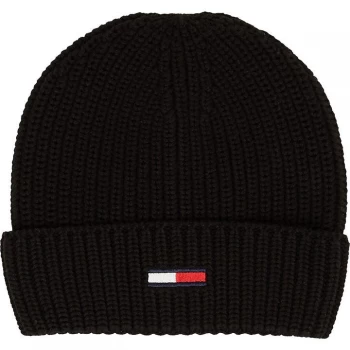 Tommy Jeans Tommy Jeans Basic Rib Beanie - Black