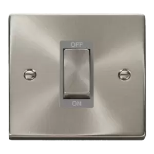 Click Scolmore Deco Ingot 1 Gang 45A 2 Pole Switch - VPSC500GY