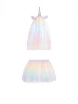 Monsoon Girls Rainbow Brights Unicorn Dress Up - Multi