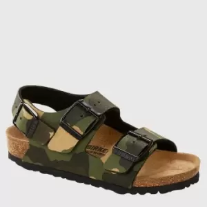 Birkenstock Kids Milano Kids Sandals - Desert Soil Camo Khaki - UK 11.5 Kids